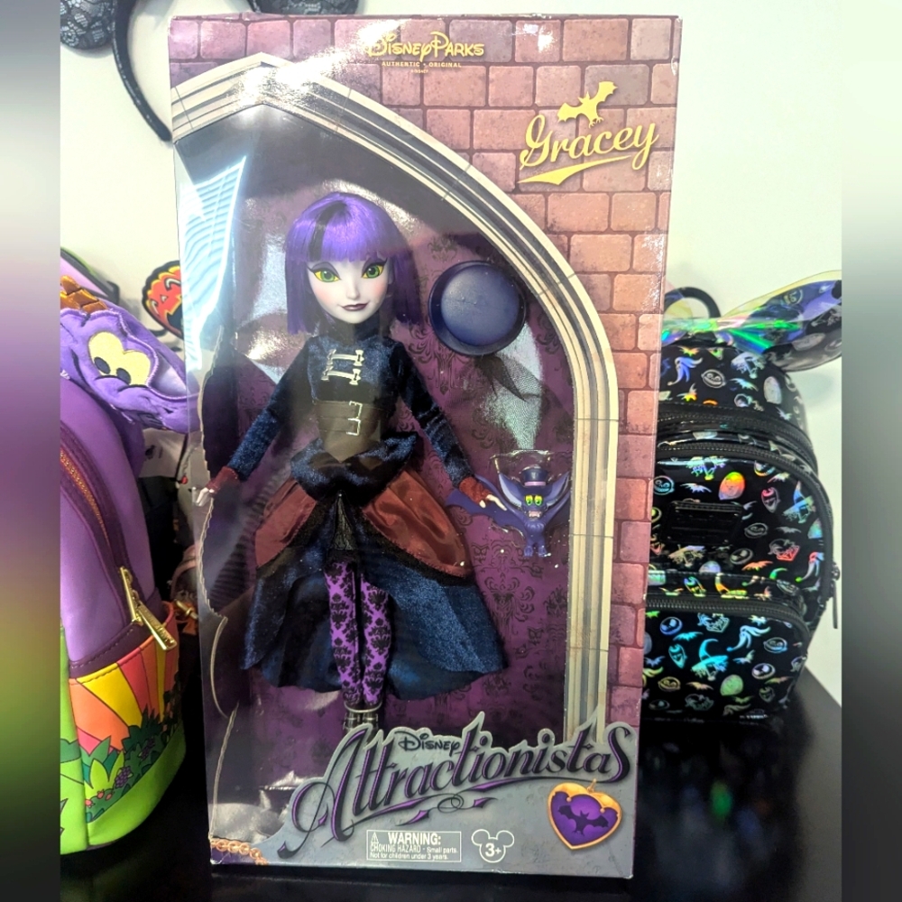 Disney Gracey Attractionistas Collectible Doll - New In Box